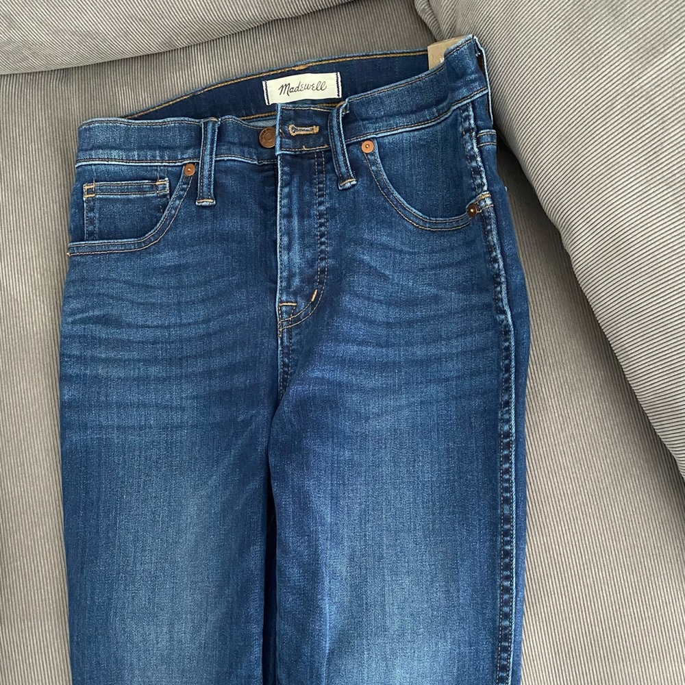 10" High-Rise Skinny Jeans in Danny Wash: TENCEL™ Denim Edition